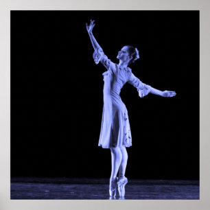 POSTER: Ballerina Blue Poster