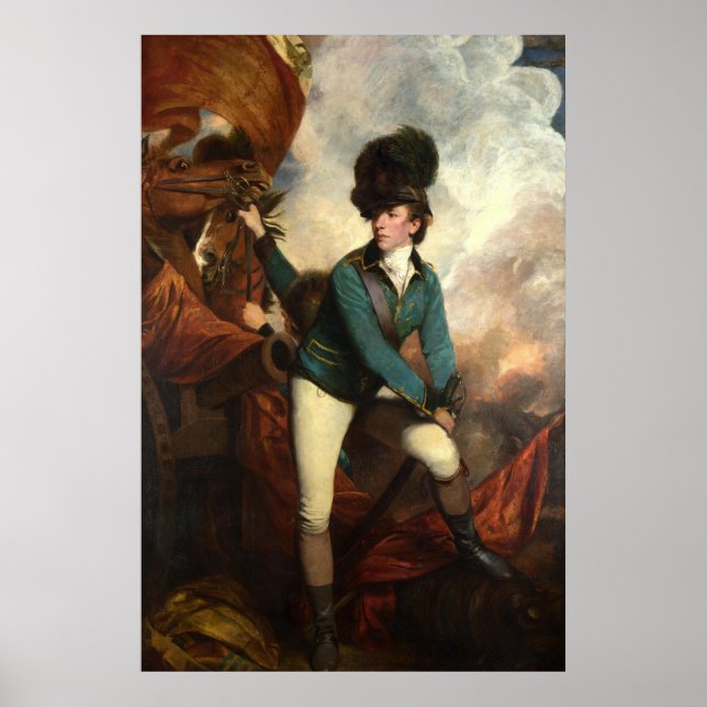 Poster Banastre Tarleton by Joshua Reynolds (Front)