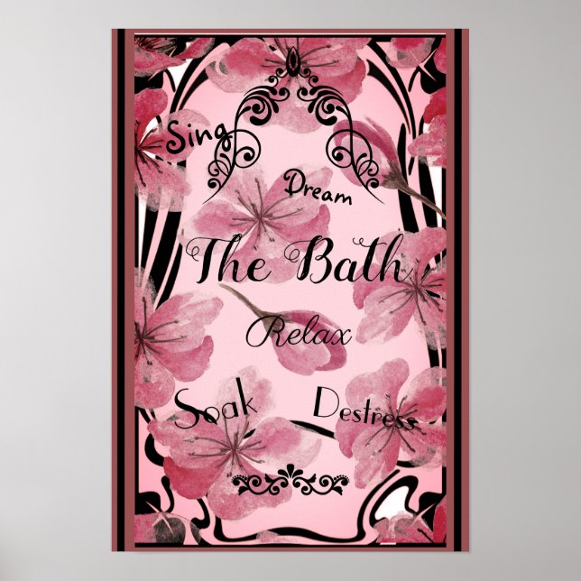 Poster Bath Rules (Front)