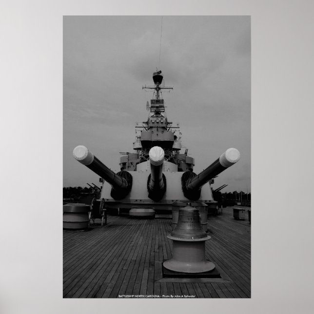 Poster BATTLESHIP NORTH CAROLINA - Photo By ... (Front)
