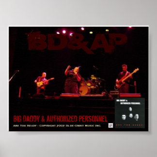 Poster - BD&AP Concert "Are You Ready" Promo