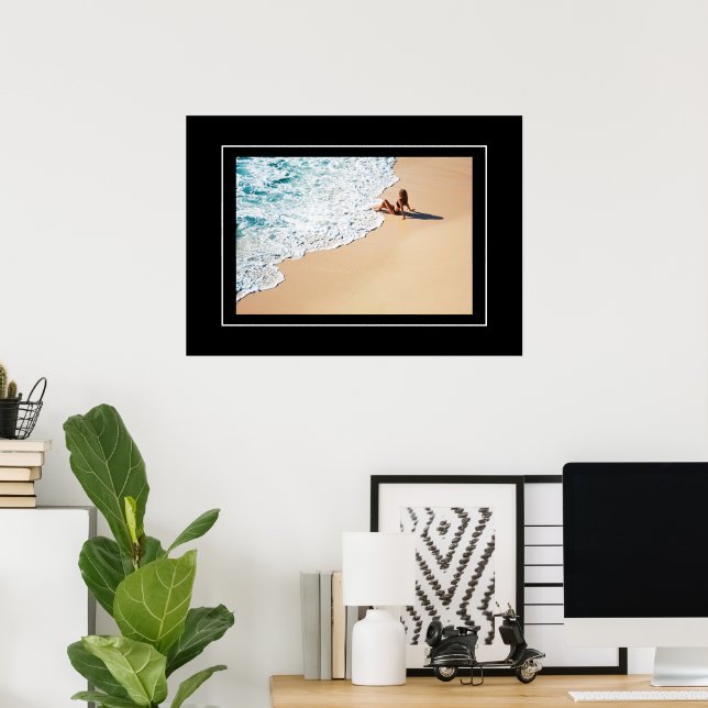Poster Beach Scene (Home Office)