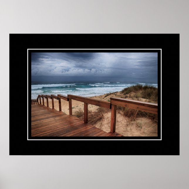 Poster Beach Scene (Front)