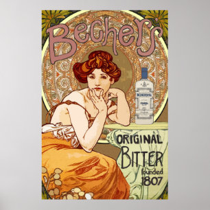 Poster - Beachers Original Bitter Founded 1807