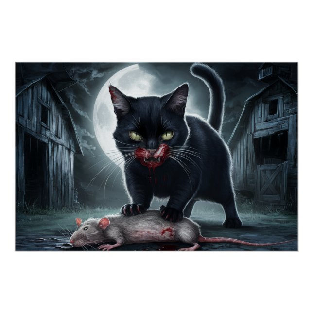 Poster Black Cat and Rat 07 (Front)