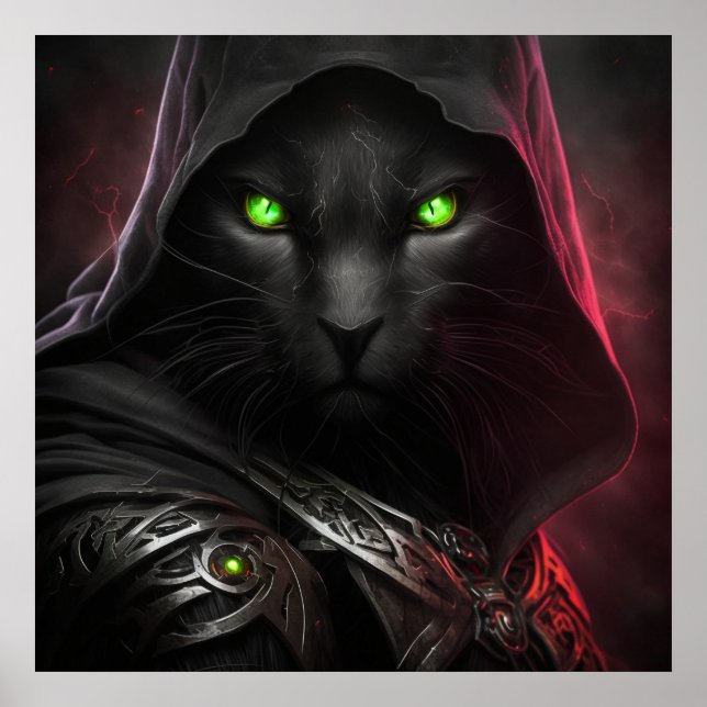 Poster Black Cat Warrior (Front)