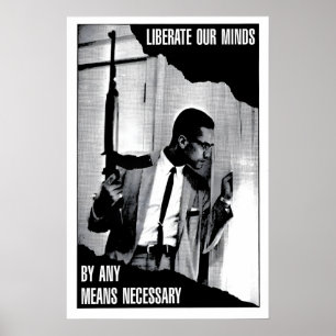 Poster Black Panther - Liberate our minds by any