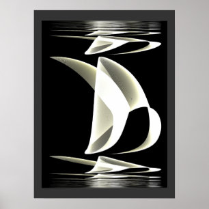 Poster Black & White Style Reflection 2