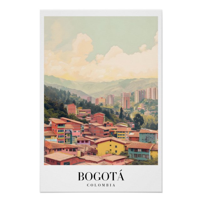 Poster Bogota Colombia Vintage (Front)