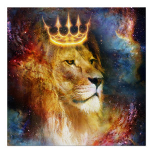 Poster Brilliant Cosmic Judah Lion