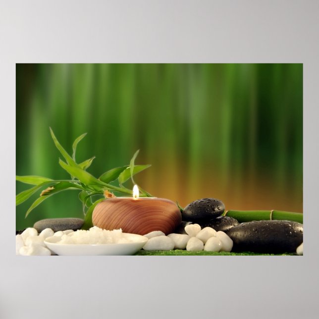Poster by papel con objetos spa (Front)