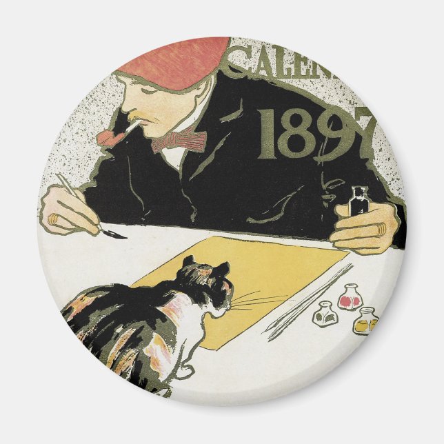 Poster Calendar 1897 Magnet (Front)