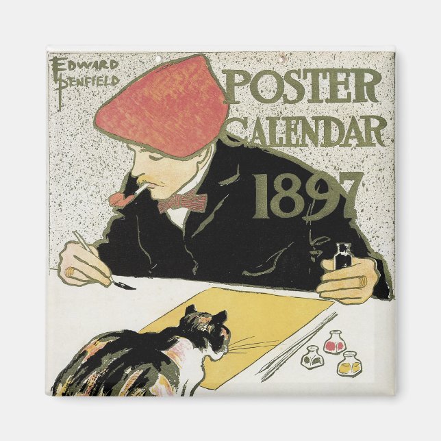 Poster Calendar 1897 Magnet (Front)