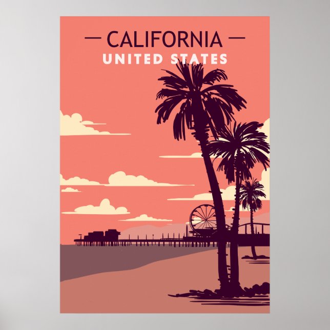 Poster - California US Salmon (Front)