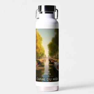 Poster Canal du Midi - France - illustration Water Bottle