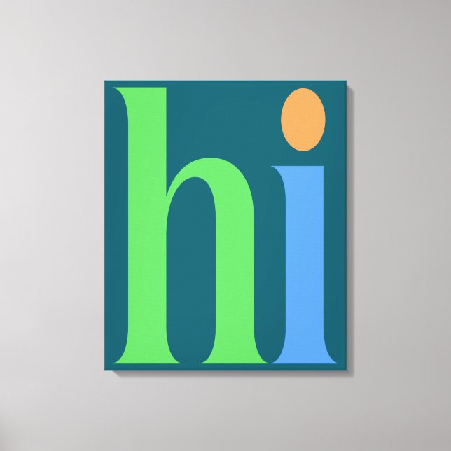 Poster Canvas Print (Front)
