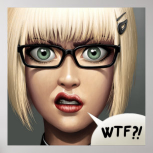 POSTER/CANVAS PRINT · wtf?!