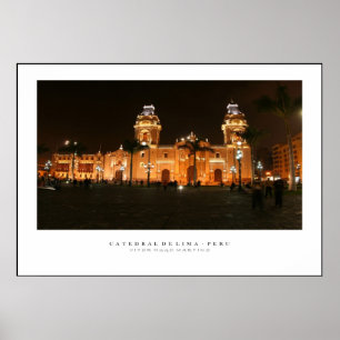 Poster Catedral do Peru