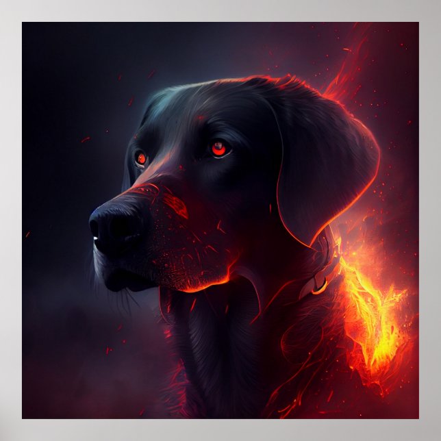 Poster chien rouge (Front)