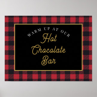Póster Chocolate Bar Rutulo Buffalo Plaid Poster