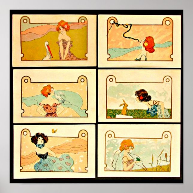 Poster-Classic/Vintage-Raphael Kirchner 10 Poster (Front)