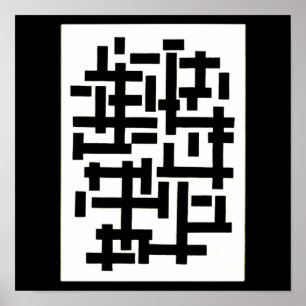 Poster-Classic Vintage-Theo Van Doesburg 12 Poster