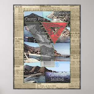 Poster Collage Photos of Fox, Song Lyrics and Y