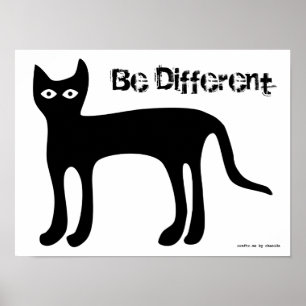 Poster - Copy Cat, Be Different