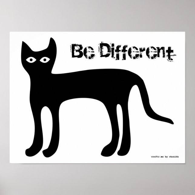Poster - Copy Cat, Be Different (Front)