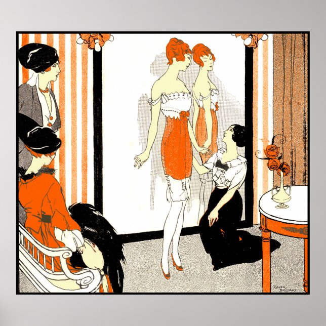 Poster Corsets Les Corsets Le Furet Paris (Front)