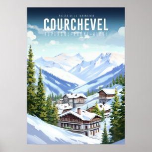 Poster Courchevel - France - Auvergne-Rhône-Alpes