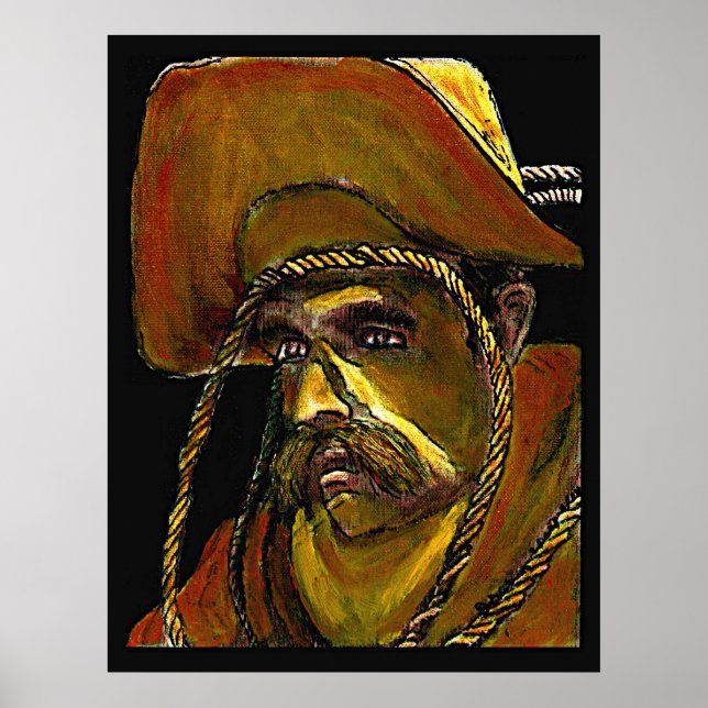 Poster Cowboy with Rope (Front)