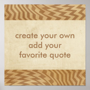 poster create your own distressed style design