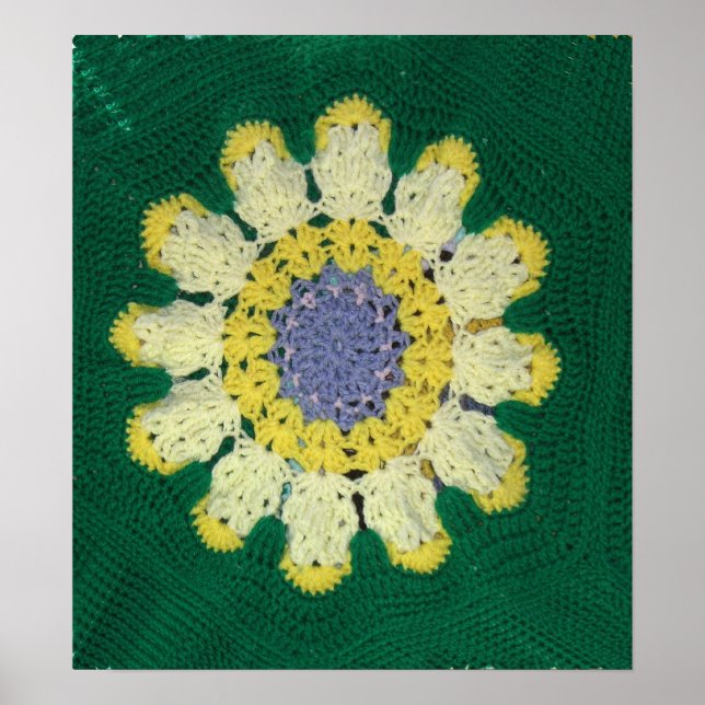 Poster - Crochet Pattern - Daisy (Front)