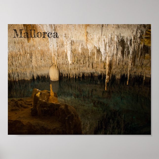 póster Cuevas del Drach en la isla de Mallorca Poster (Front)