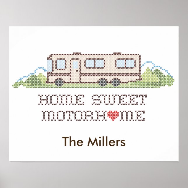 Poster -Customise Your Motor Home (Front)