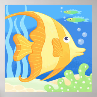 poster - cute tropical decor