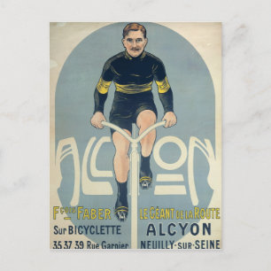 Poster depicting Francois Faber Postcard