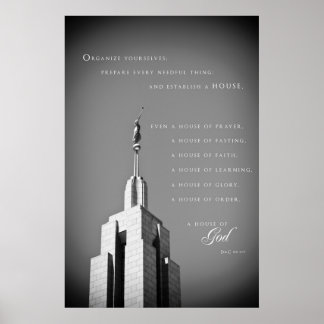 Poster - Draper Utah LDS Temple 2