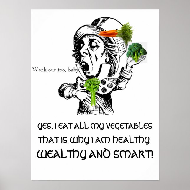 POSTER -EATING HEALTHY FUN POSTER 18 x 24" (Front)