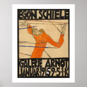 POSTER : EGON SCHIELE : 1914 -1915