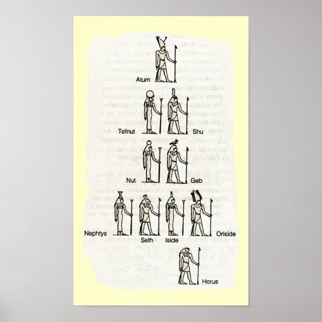 poster _ egyptian cosmogony (Front)