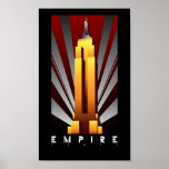 Poster - Empire State Building Art Deco<br><div class="desc">Framed or not this is a cool art deco poster of the Empire State Building ready to be displayed in your home. Once you have received your order it would be great to hear your feedback alone with photo's, which will help other buyers make the right purchase decision for them....</div>