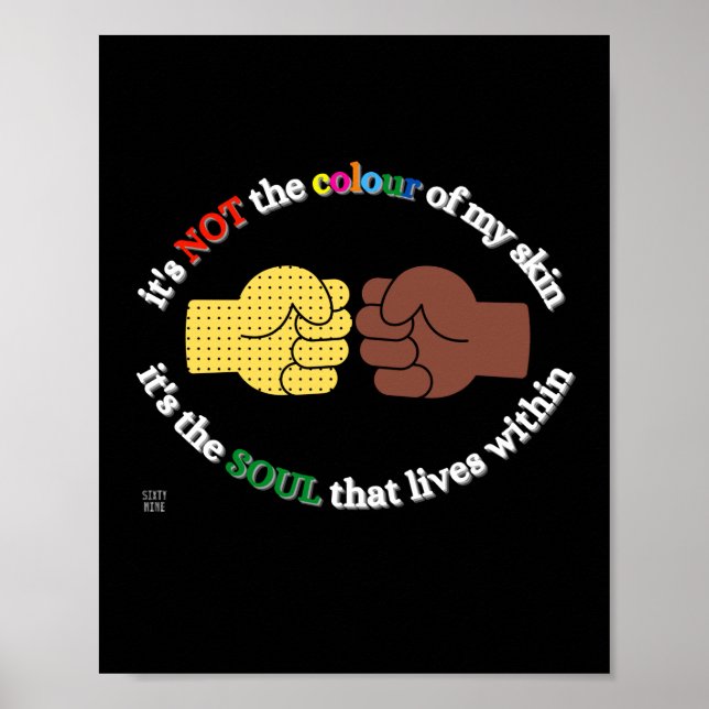 poster  "END RACISM" (Front)