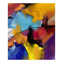 Poster Extra Grand modèle "Abstract 1412"