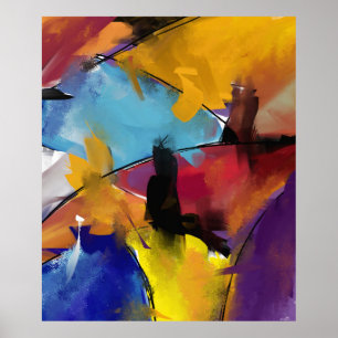 Poster Extra Grand modèle "Abstract 1412"