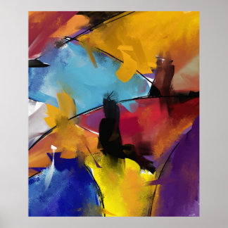 Poster Extra Grand modèle "Abstract 1412"