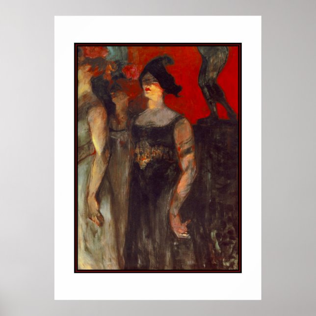 Poster Famous Artists Henri de Toulouse Lautrec (Front)