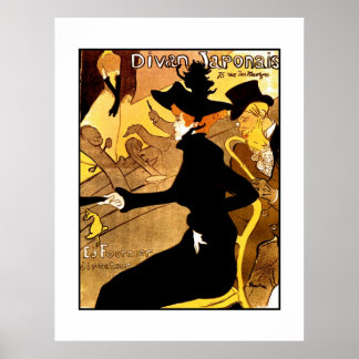 Poster Famous Artists Henri de Toulouse Lautrec