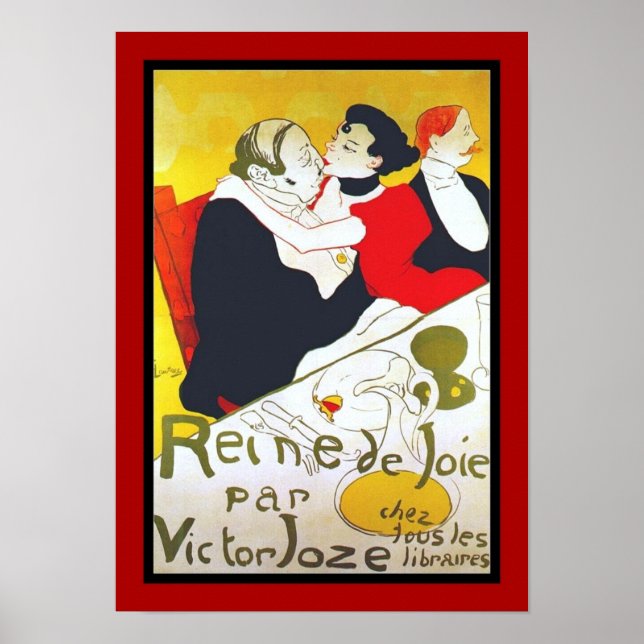 Poster Famous Artists Lautrec reine de joie 1892 (Front)